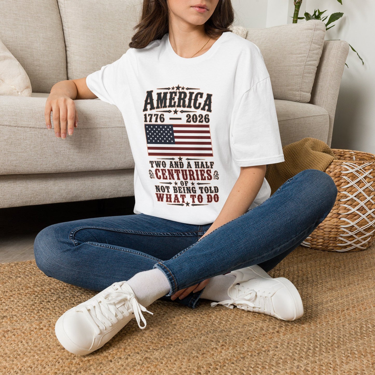 America 1776-2026  Adult Size T-Shirt