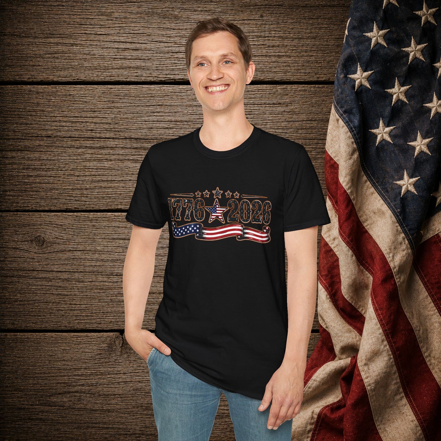 1776 - 2026 Patriot  Adult Size T-Shirt