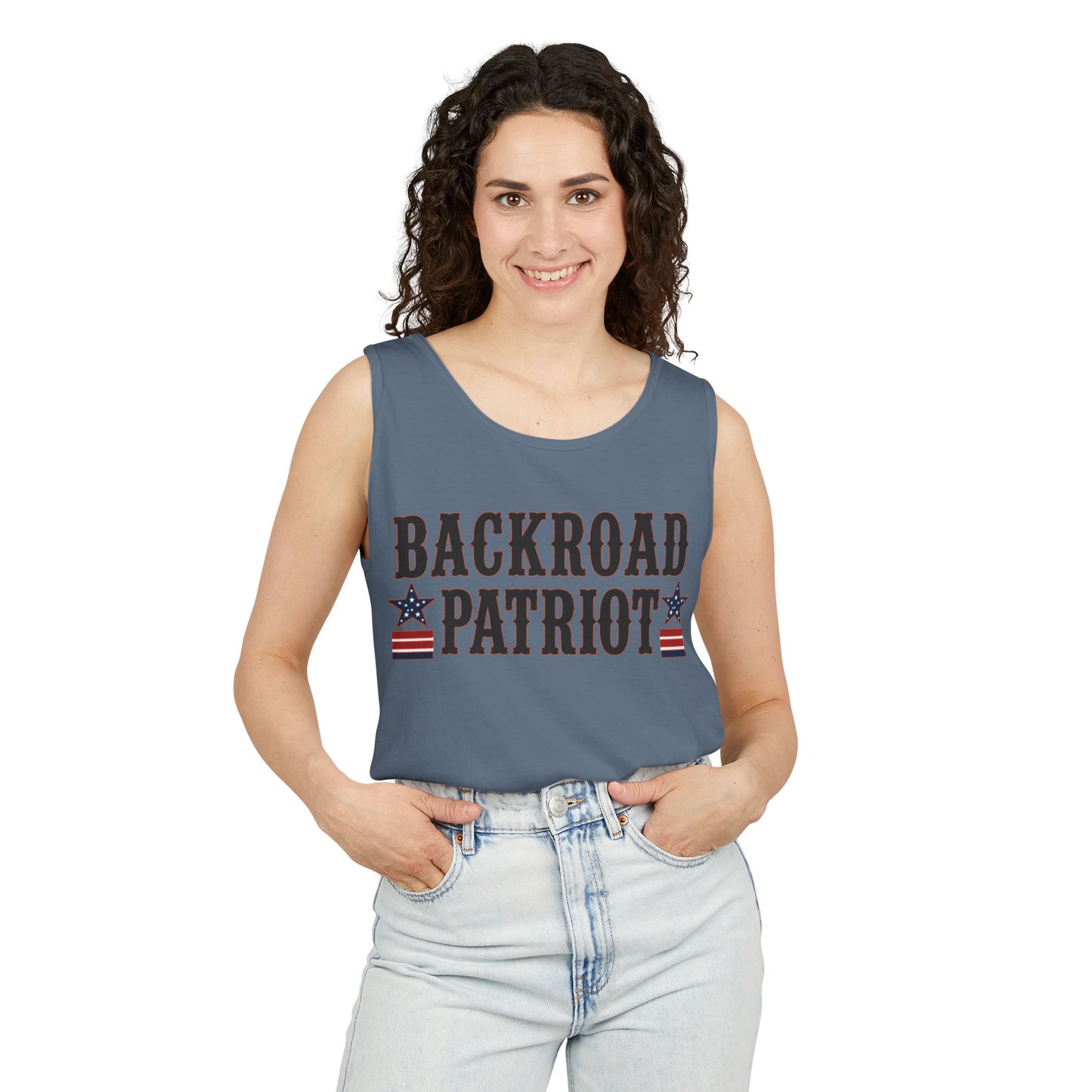 Backroad Patriot   Adult Unisex Tank Top  *ON SALE 25% OFF AT CHECKOUT!*