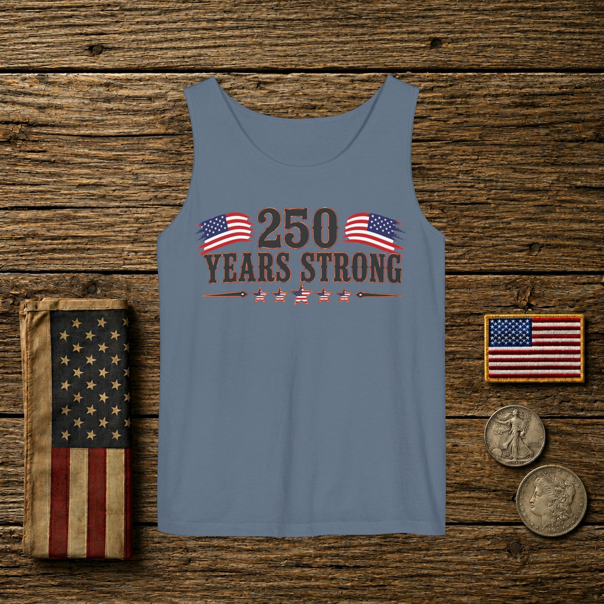 250 Years Strong   Adult Unisex Tank Top