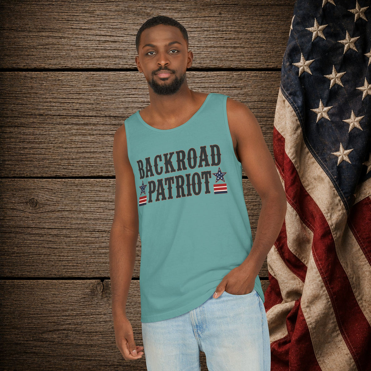 Backroad Patriot   Adult Unisex Tank Top
