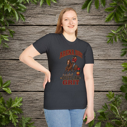 Arena Dirt Outlaw Grit  Adult T-Shirt