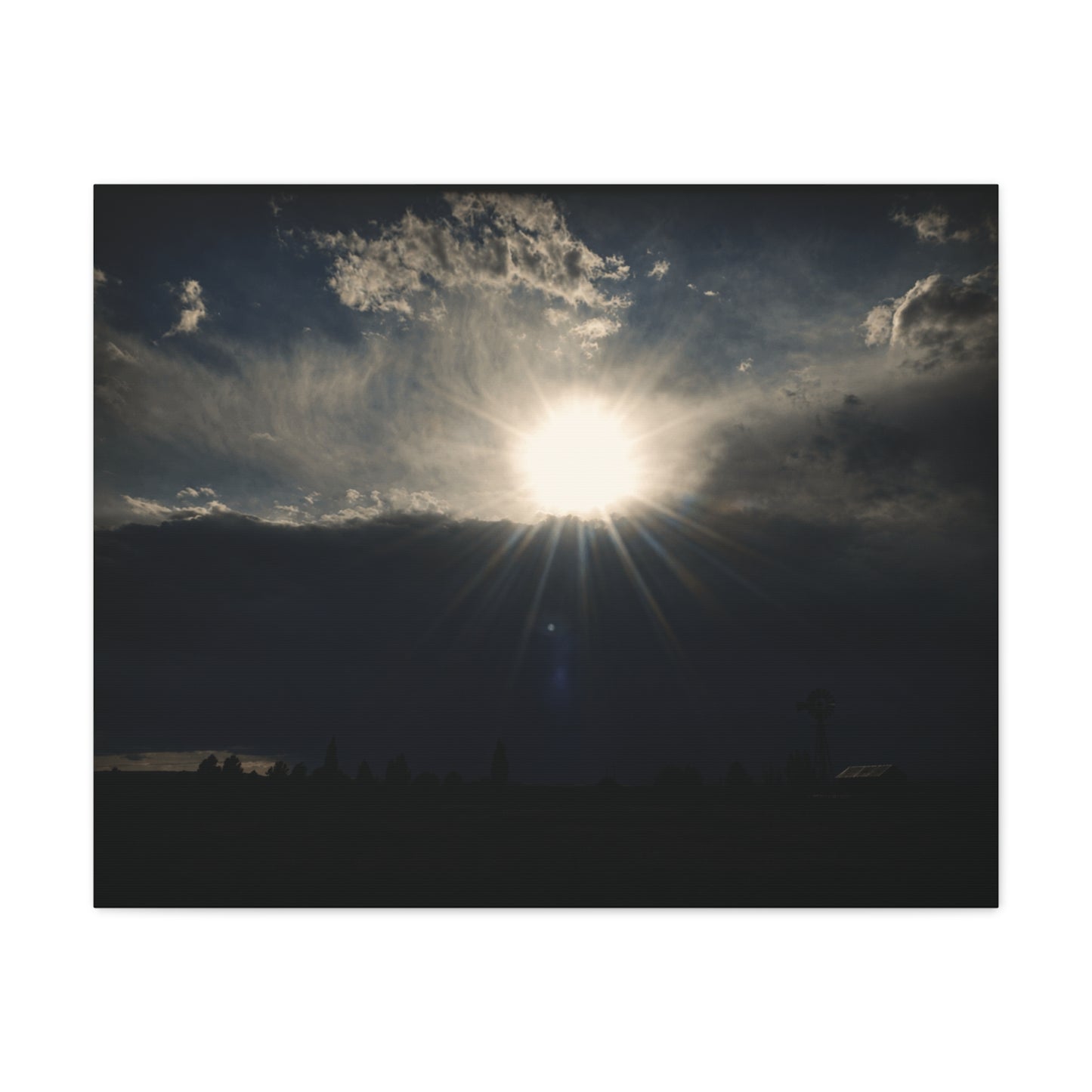 Farm Sunray Matte Canvas Art