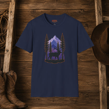 Twilight Elk   Adult Size T-Shirt