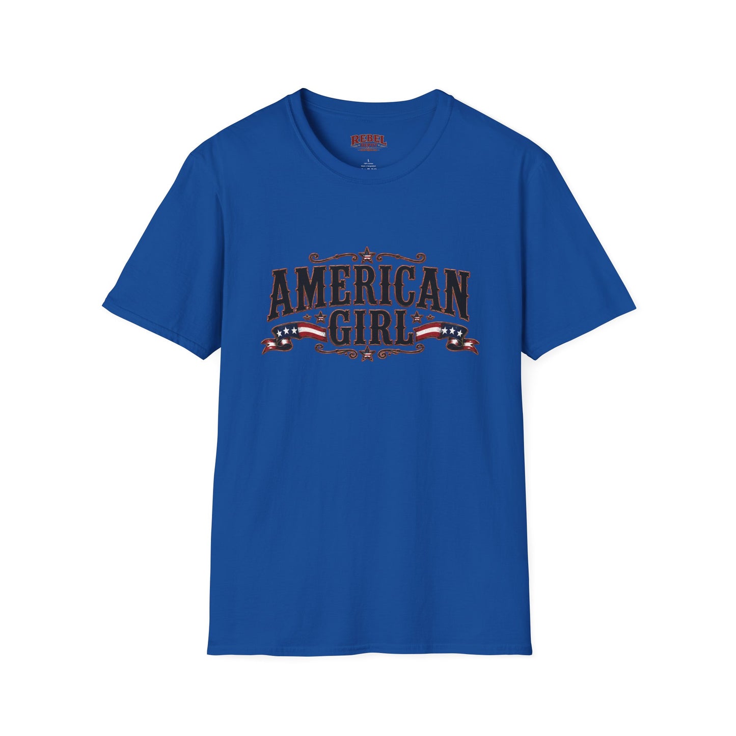 American Girl Patriot  Adult Size T-Shirt