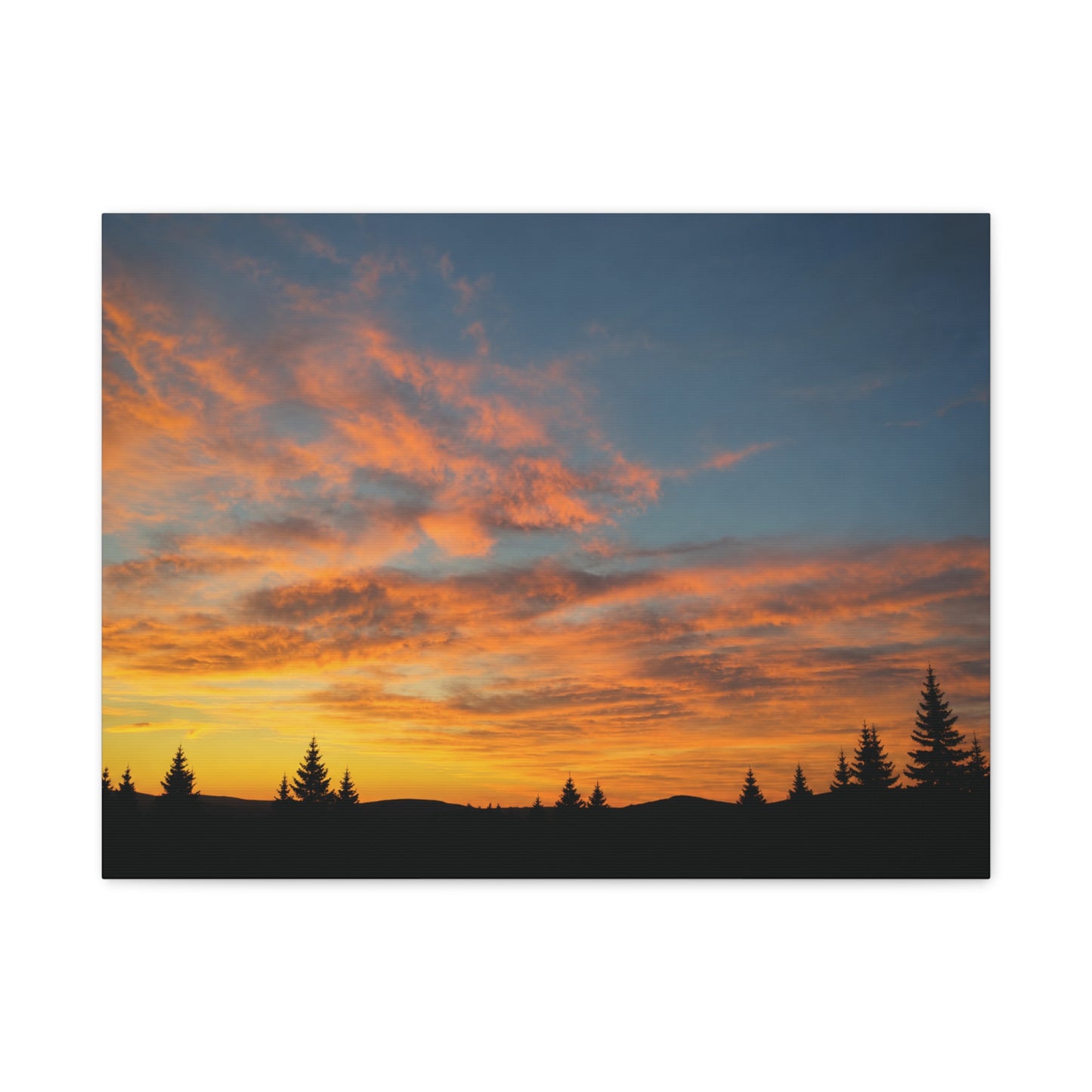 Country Sunrise  Matte Canvas Art