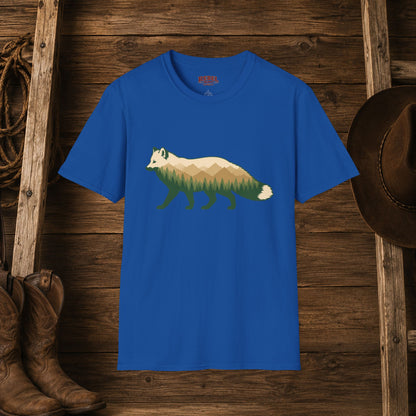 Wilderness Fox   Adult Size T-Shirt