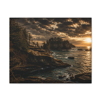 Cape Flattery Evening  Matte Canvas Art