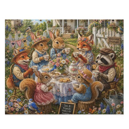 Country Tea Party  Puzzle (120, 252, 500-Piece)