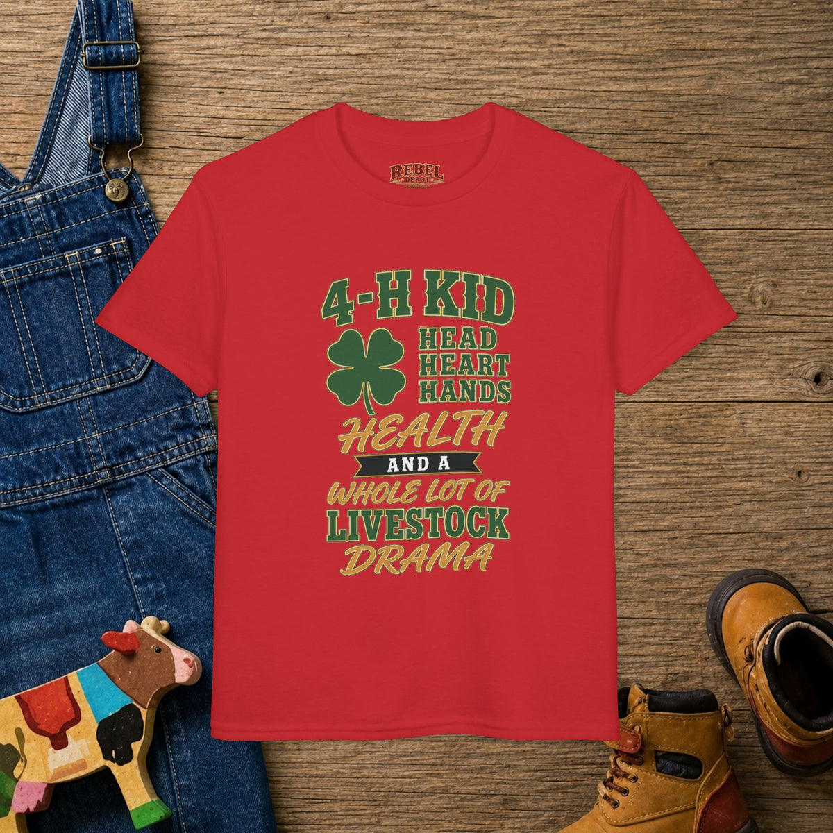 4-H Kid Drama  Youth size T-Shirt