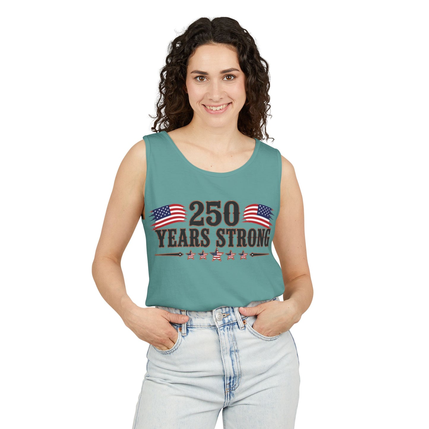 250 Years Strong   Adult Unisex Tank Top  *ON SALE 25% OFF AT CHECKOUT!*