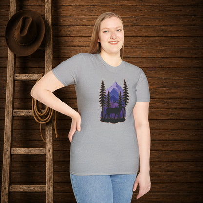 Twilight Elk   Adult Size T-Shirt