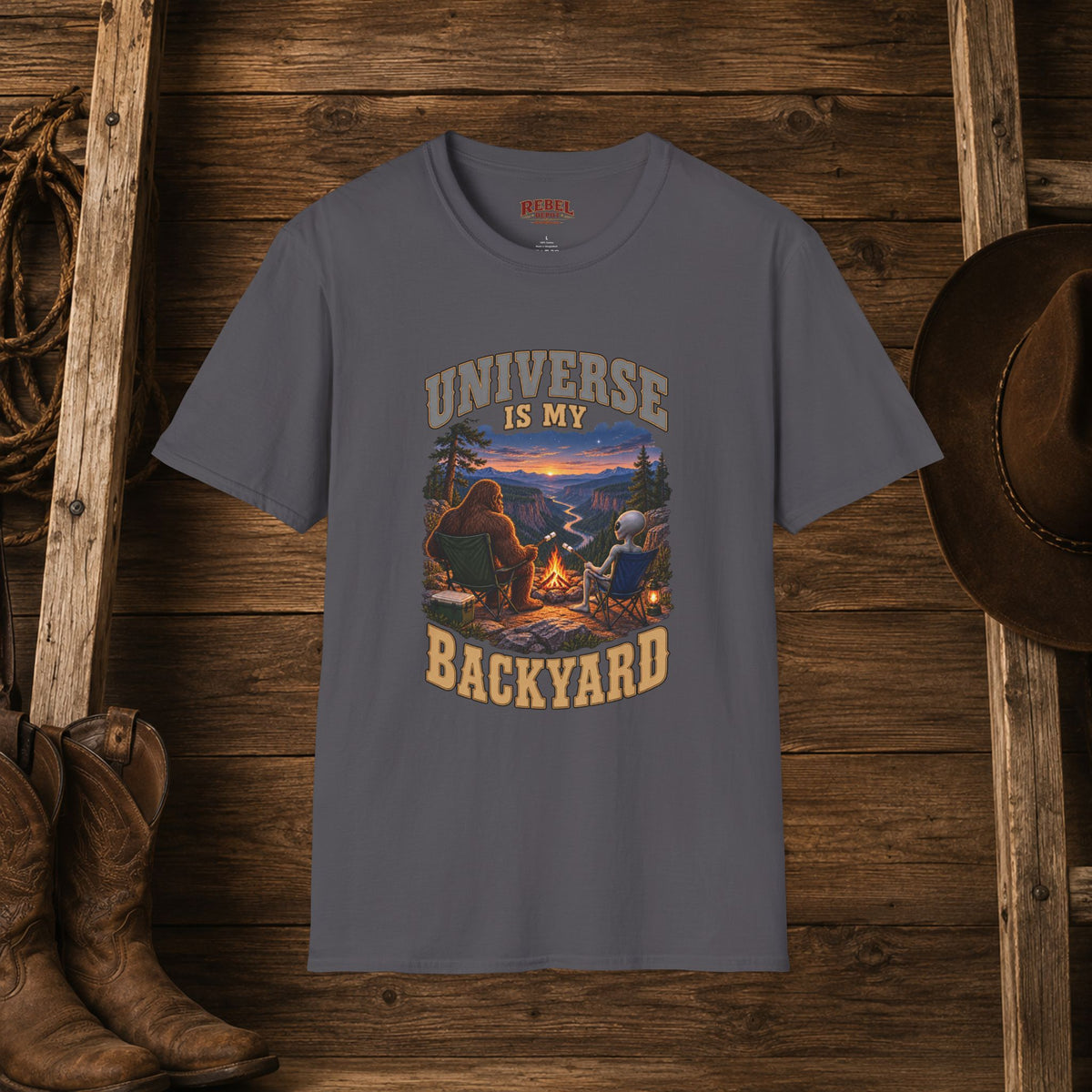 Universe Is My Backyard   Adult Size T-Shirt