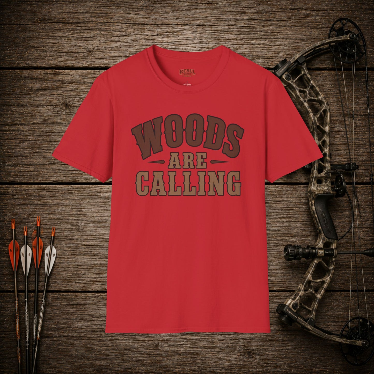 Woods Are Calling  Adult T-Shirt