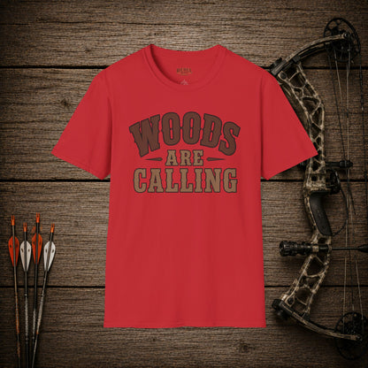 Woods Are Calling  Adult T-Shirt