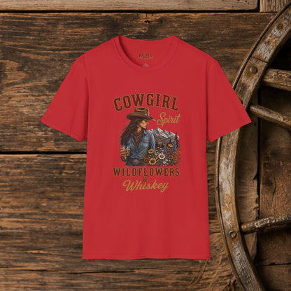 Cowgirl Spirit   Adult Size T-Shirt