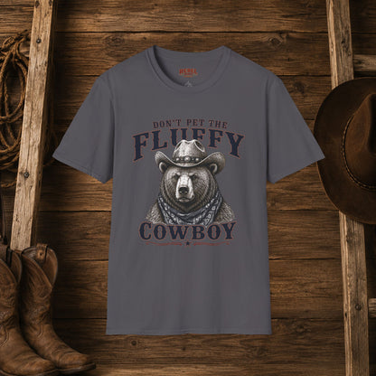 Don't Pet the Fluffy Cowboy  Adult T-Shirt