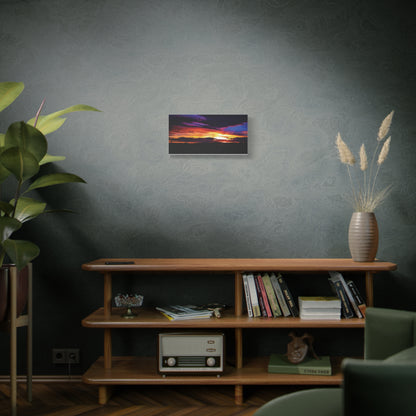 Pasture Sunset Matte Canvas Art
