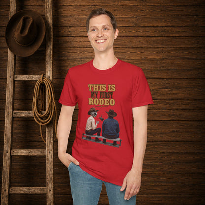 My First Rodeo (Alien)  Adult T-Shirt