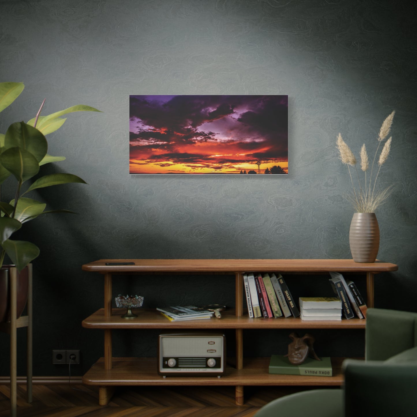 Ranch Sunset Matte Canvas Art