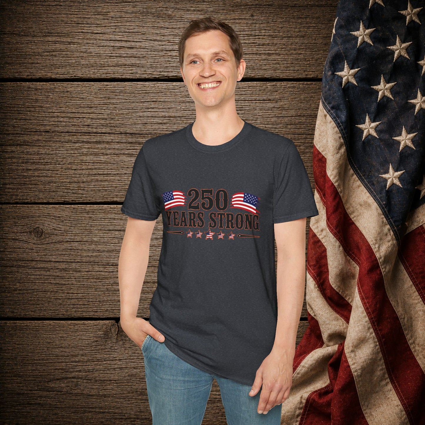 250 Years Strong  Adult Size T-Shirt