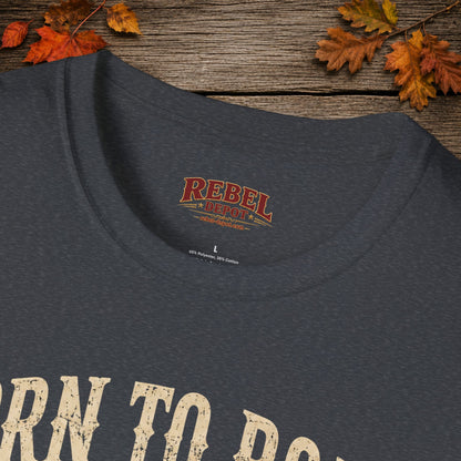 Born to Roam Cowboy  Adult T-Shirt
