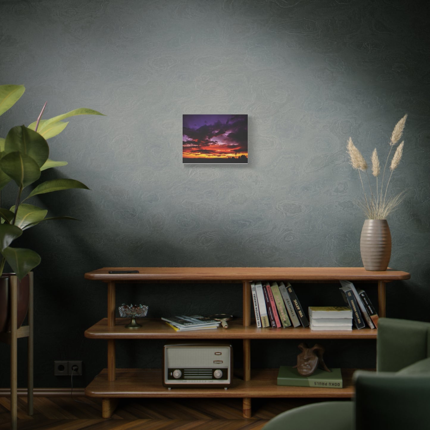 Ranch Sunset Matte Canvas Art