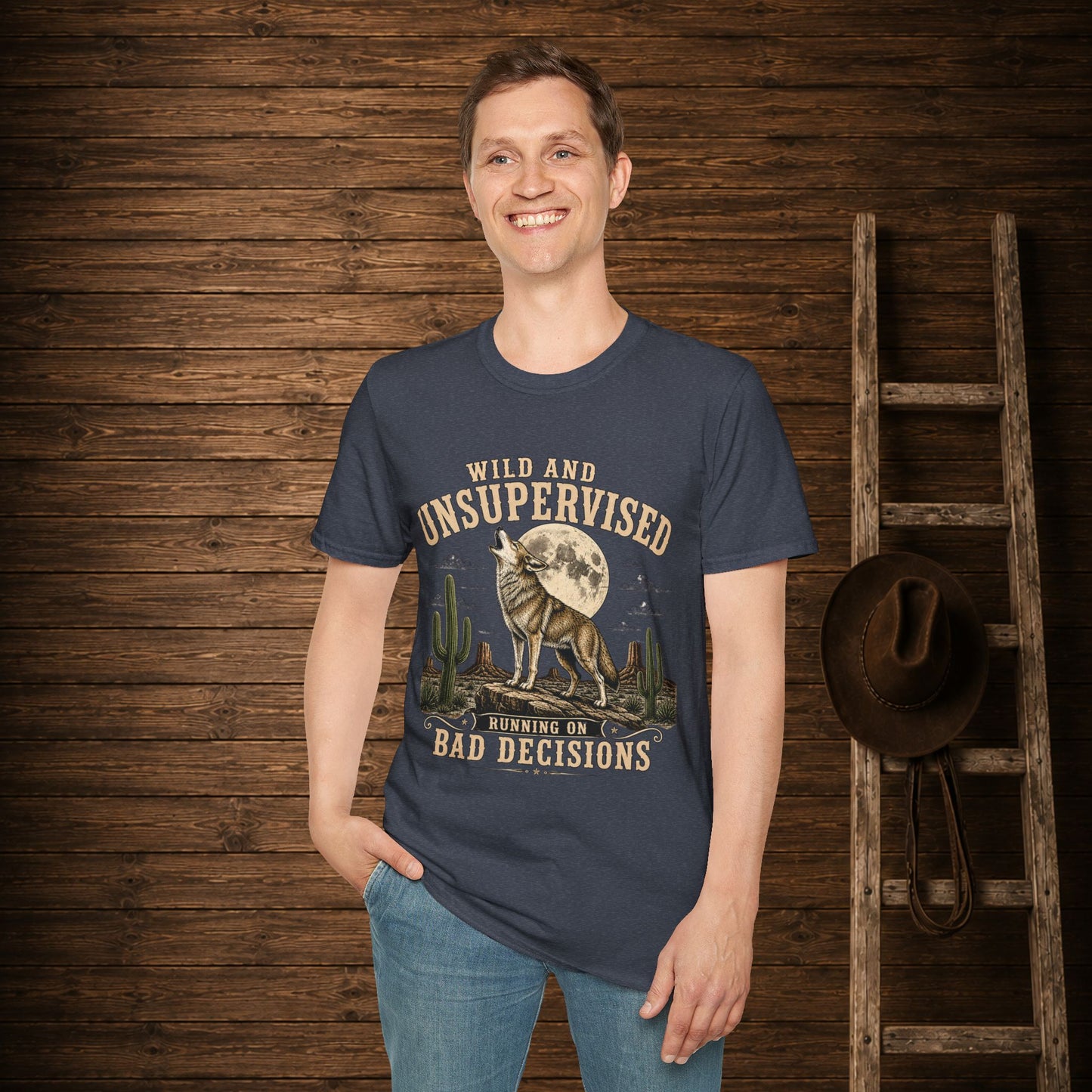Wild and Unsupervised Cowboy T-Shirt