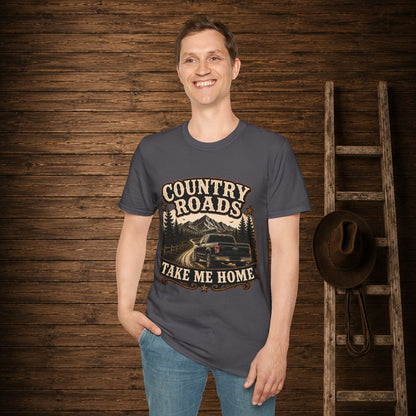 Country Roads Ford  Adult Size T-Shirt