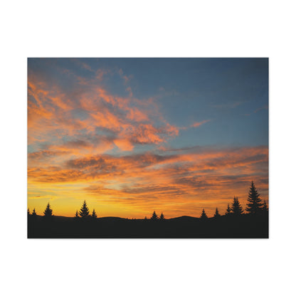 Country Sunrise  Matte Canvas Art