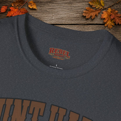 Hunt Hard Live Wild  Adult T-Shirt