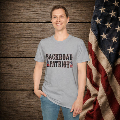 Backroad Patriot  Adult Size T-Shirt