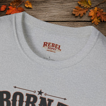 Born To Ride Bullrider  Adult T-Shirt