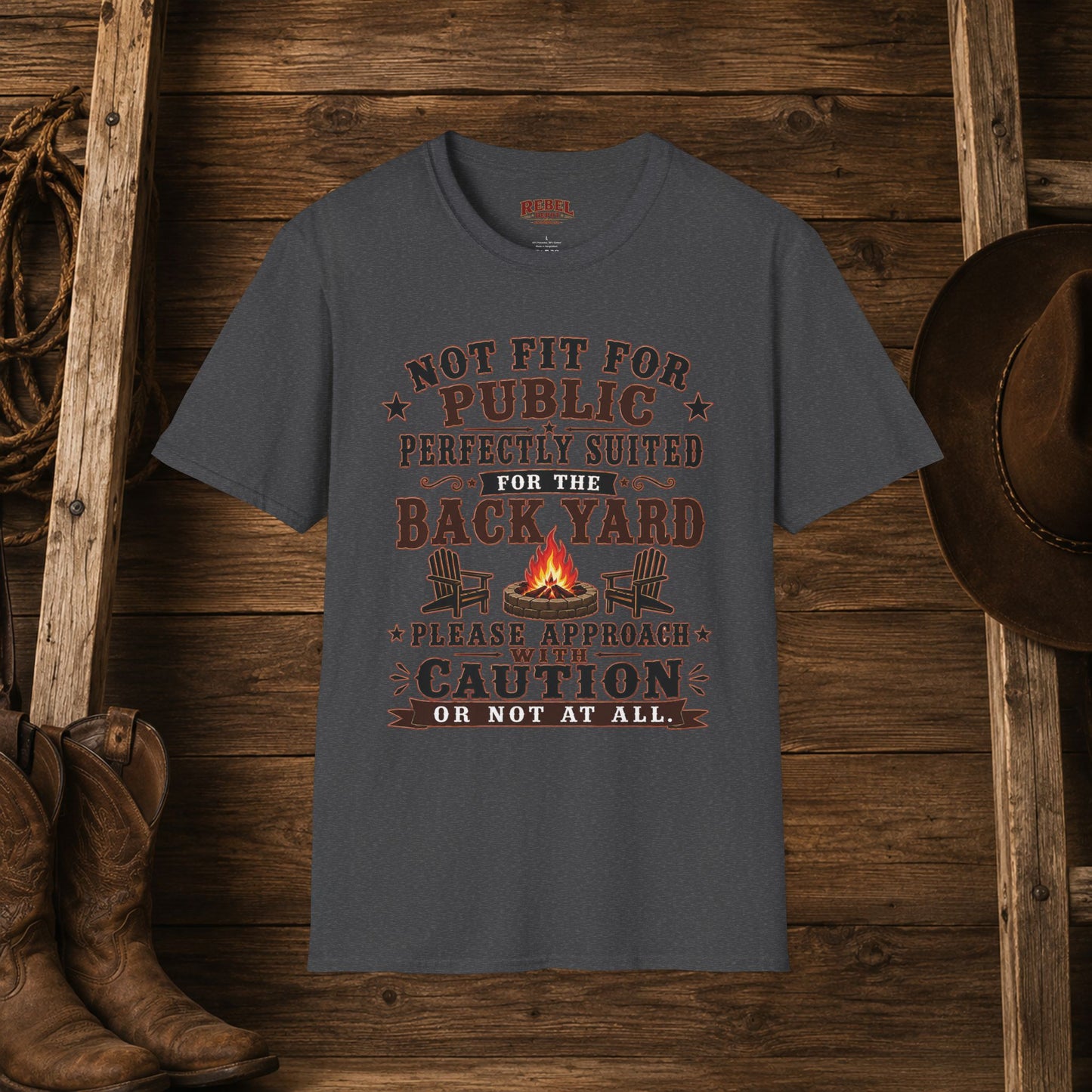 Not Fit For Public  Adult Size T-Shirt