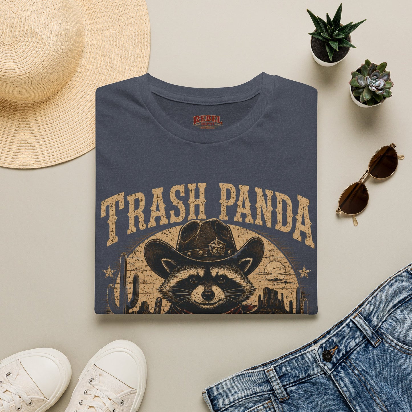 Trash Panda Outlaw (Offensive) Cowboy T-Shirt
