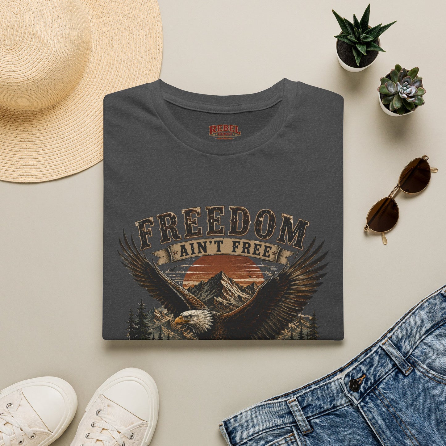 American Rebel Eagle Adult Size T-Shirt