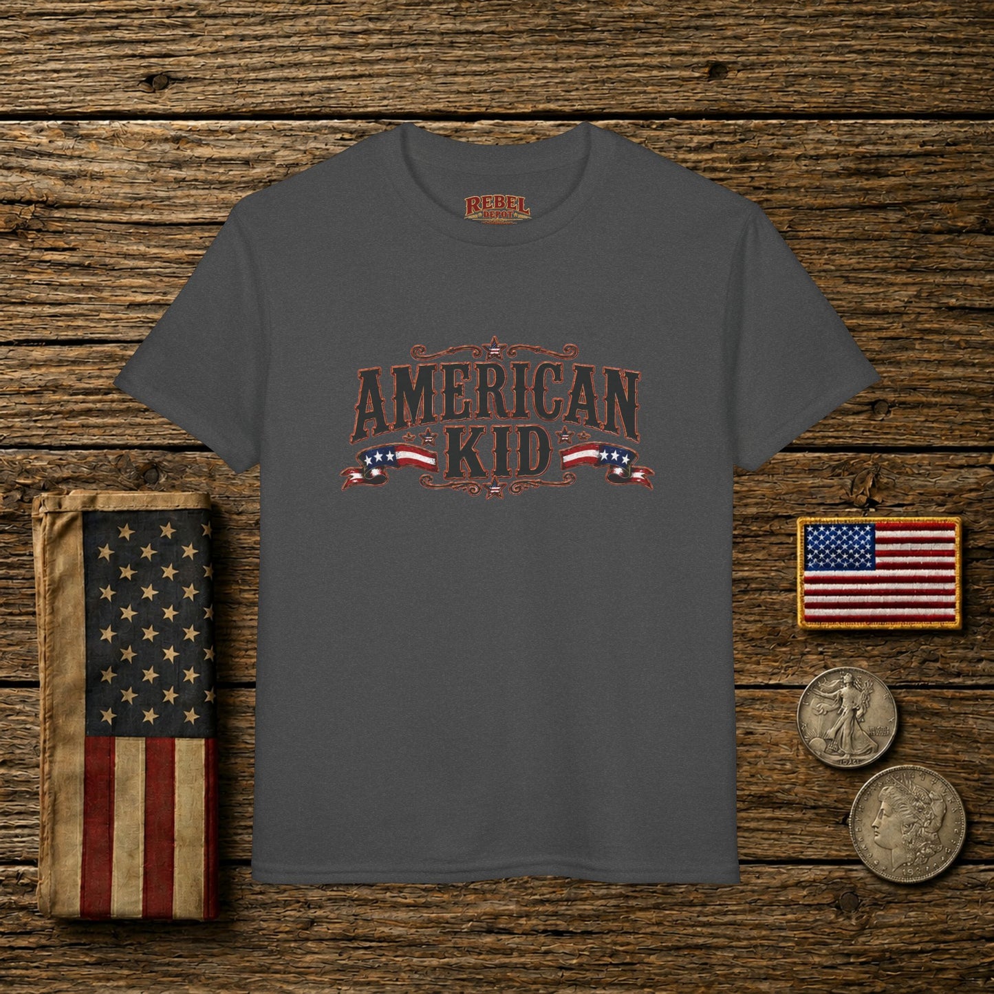 American Kid Patriot  Youth T-Shirt