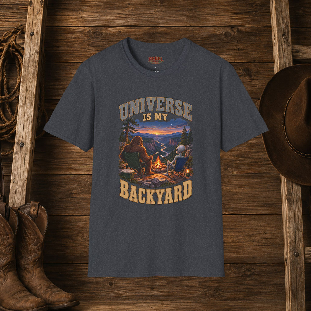 Universe Is My Backyard   Adult Size T-Shirt