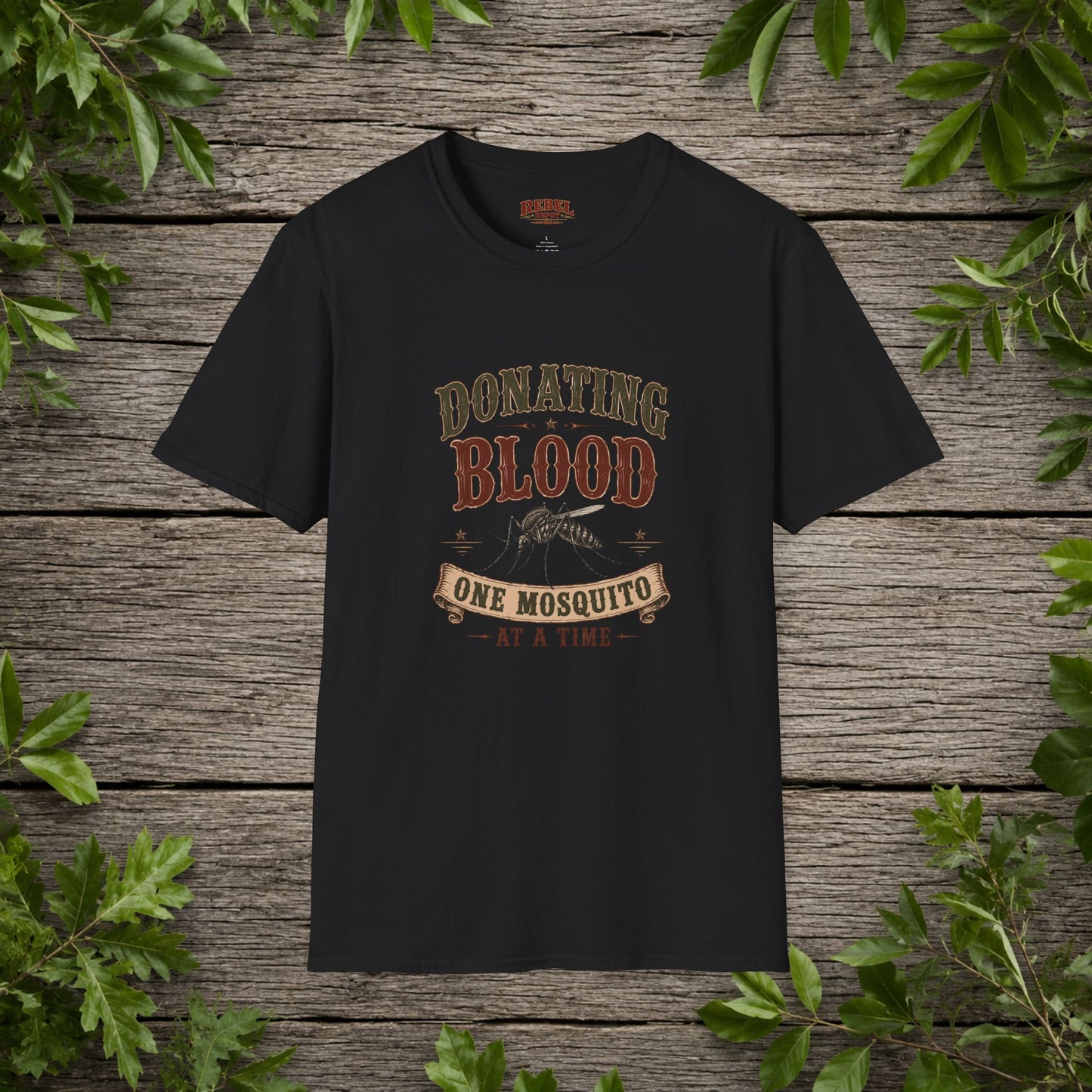 Donating Blood   Adult Size T-Shirt