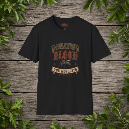 Donating Blood   Adult Size T-Shirt