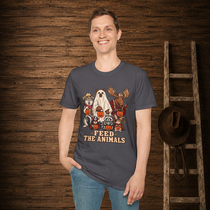 Feed The Animals   Adult Size T-Shirt