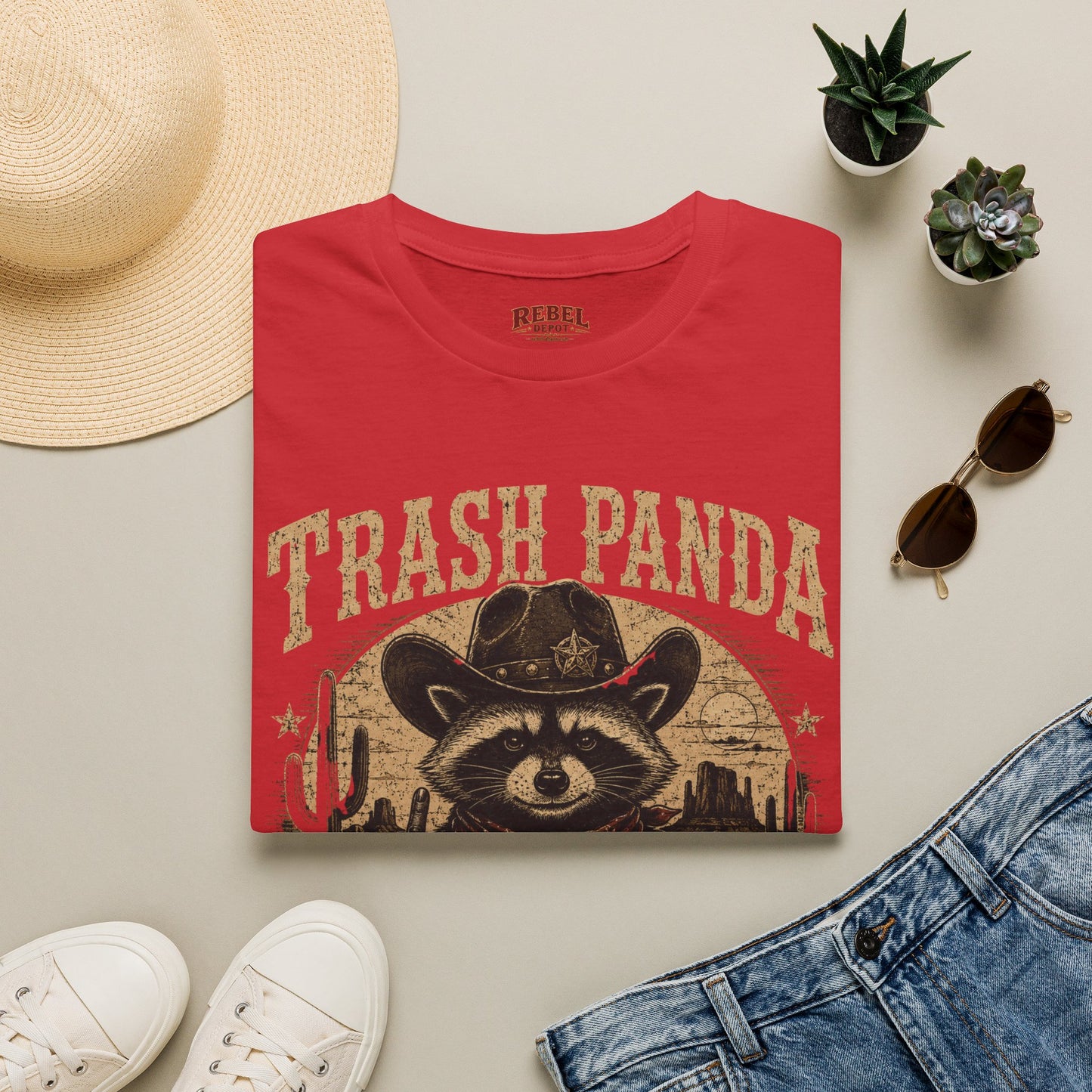 Trash Panda Outlaw (Offensive) Cowboy T-Shirt