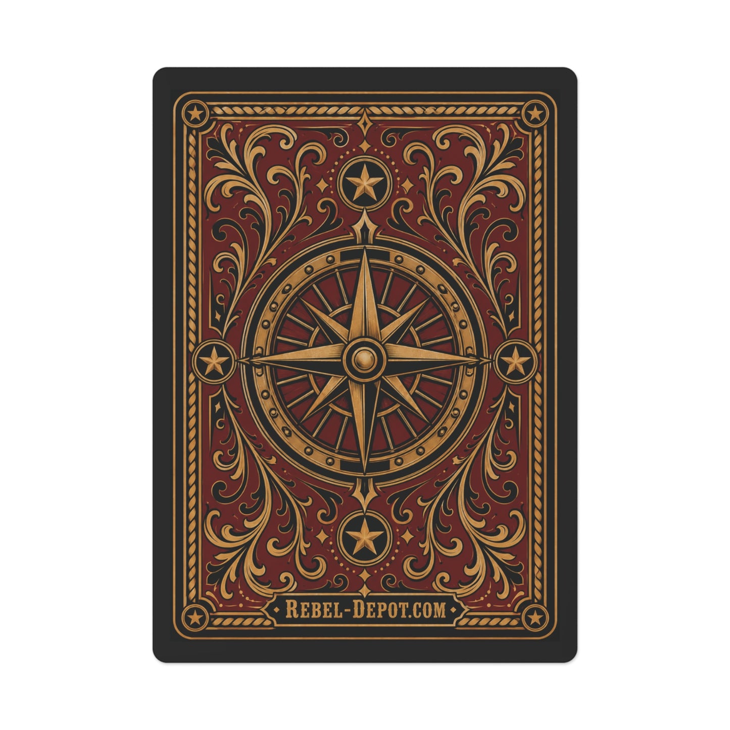 Compass Rose  Poker Cards