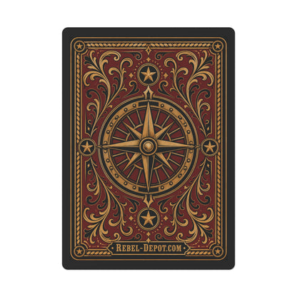 Compass Rose  Poker Cards