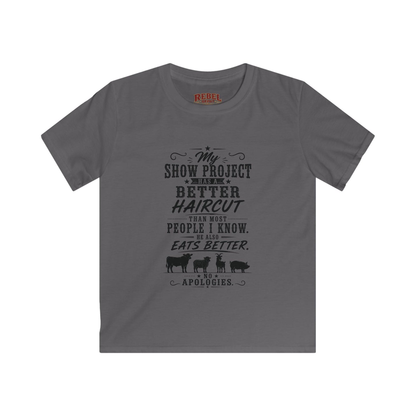 Project Has A Better Haircut   Kids Size T-Shirts