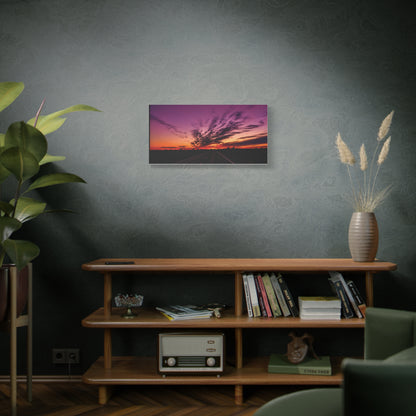 Backroad Sunset Matte Canvas