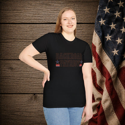 Backroad Patriot  Adult Size T-Shirt