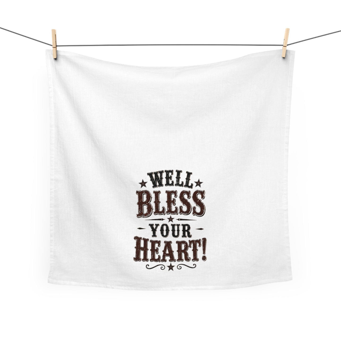 Bless Your Heart   Kitchen Tea Towel