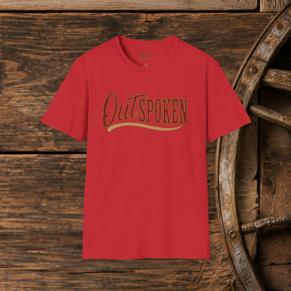 OutSpoken Cowgirl  Adult T-Shirt