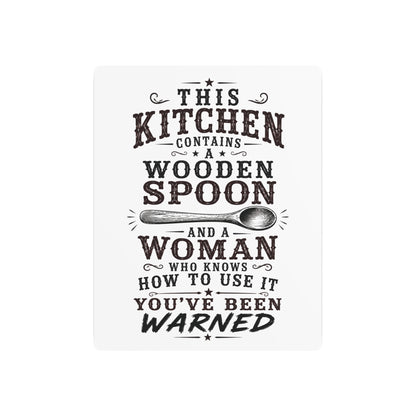Wooden Spoon Kitchen  Metal Art Sign